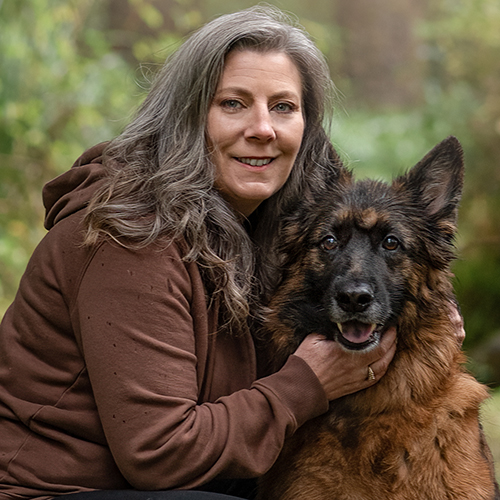 Deb Cambell Bariatric patient with dog